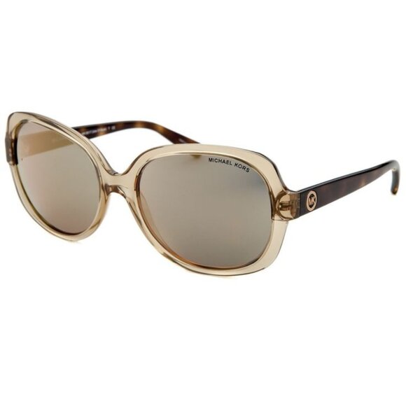 NWT Michael Kors Isle of Skye Beige/Brown Gradient Polarized Sunglasses - Picture 1 of 7